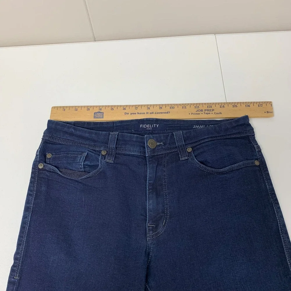 Fidelity Denim Jimmy Jeans Mens 32x30 Brooklyn Blue Slim Straight M8465 Made USA